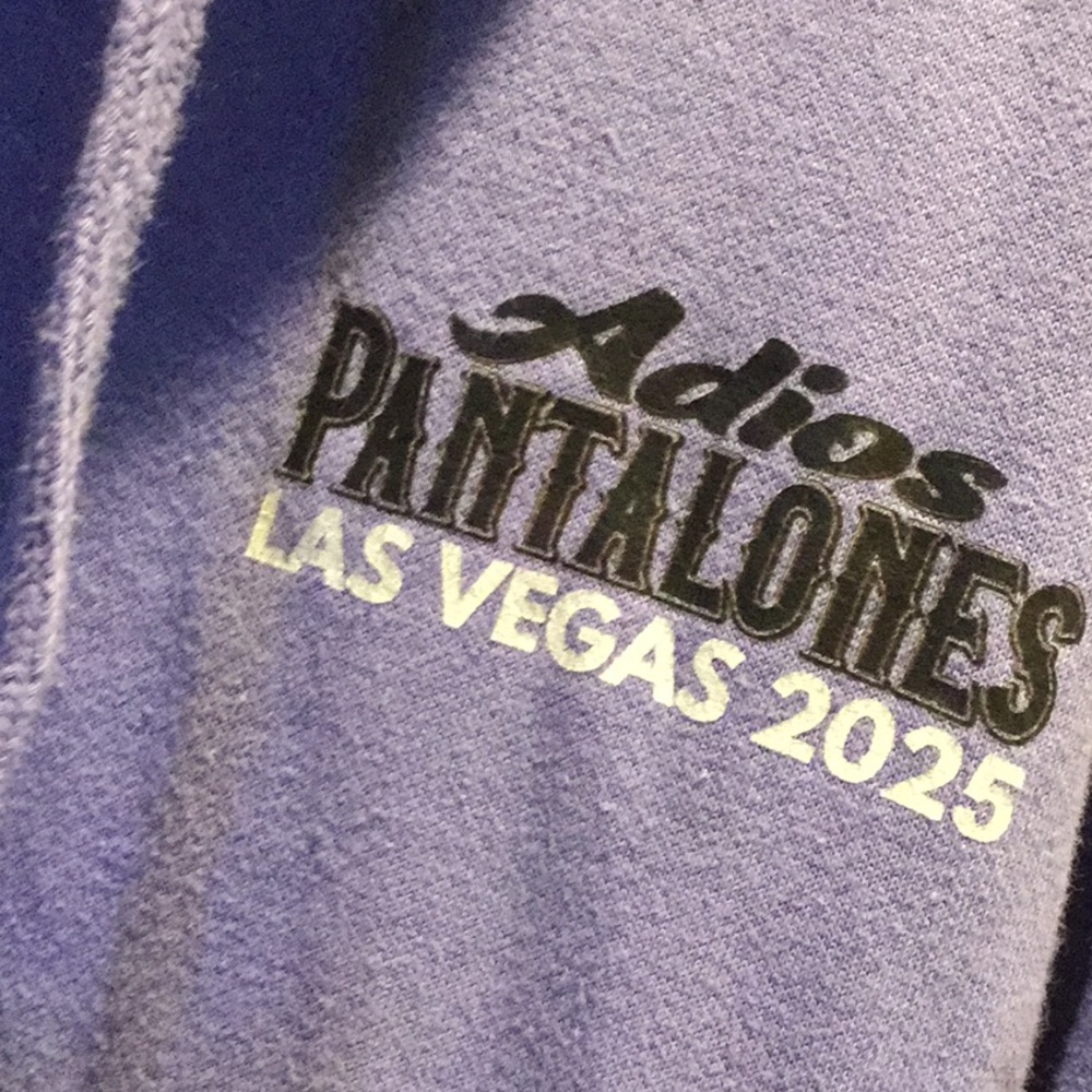 Barrel racing sweatshirt adios pantalones hoodie cowgirl horse barn riding trail - Picture 3 of 8